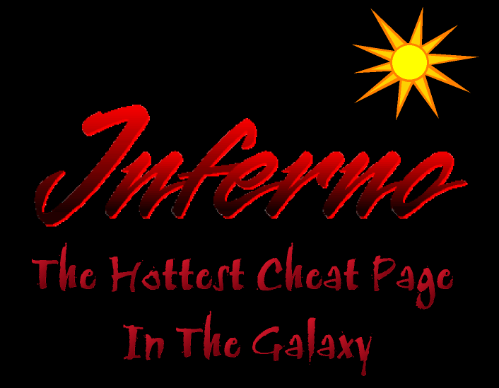 inferno - hottest cheat page in the galaxy